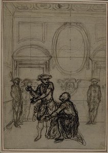 Étude pour une deuxième édition, jamais publiée, de "La Partie de Chasse de Henri IV" de Colle, Acte I, Scène 6