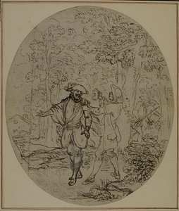 Étude pour une deuxième édition, jamais publiée, de "La Partie de Chasse de Henri IV" de Colle, Acte II, Scène 11