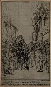 Study for an illustration in Tacitus "Tibère, ou Les Six Premiers Livres des Annales", Book III, Vol. 2, 1st Study - Hubert Francois Gravelot