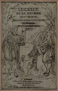 Étude pour la vignette-frontispice du livre I de Lucrèce "De la Nature des Choses". - Hubert Francois Gravelot