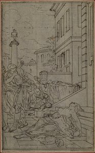 Étude pour la vignette du "De la Nature des Choses" de Lucrèce, Vol. II, Livre VI - Hubert Francois Gravelot