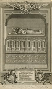 Le monument du roi Richard II et de la reine Ann - Hubert Francois Gravelot