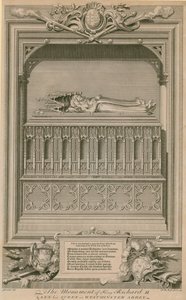 Le monument du roi Richard II et de la reine Ann - Hubert Francois Gravelot
