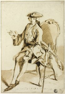 Jeune seigneur assis