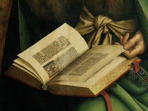 Saint Jean-Baptiste, du Retable de Gand (détail)