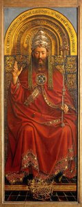 Dieu le Père, panneau central du Retable de Gand