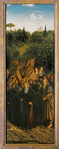 Les Ermites, du côté droit du Retable de Gand
