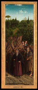 Les Ermites, du côté droit du Retable de Gand