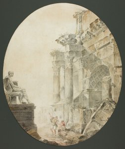 Arc de Constantin avec statue de Néron
