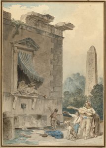 Dames charitables - Hubert Robert