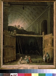 Grange à foin dans une basilique