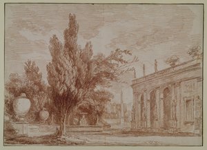 Jardin italien - Hubert Robert