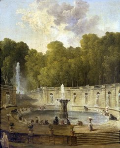 Lavandières dans un parc - Hubert Robert