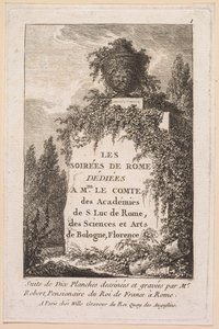 Les Soirées de Rome : Page de titre