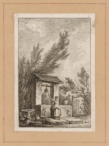 Planche sept des Soirées à Rome - Hubert Robert
