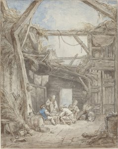 Ferme en ruine - Hubert Robert