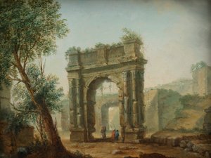 Paysage de ruines