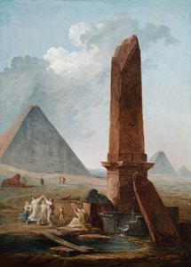 La Farandole parmi les monuments égyptiens - Hubert Robert