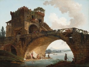 Le Ponte Salario, vers 1775 - Hubert Robert