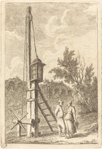 La poste - Hubert Robert