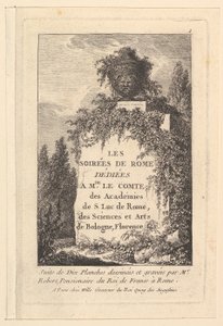 Titre, Les Soirées de Rome - Hubert Robert