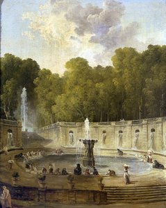 Blanchisseuses dans un parc - Hubert Robert