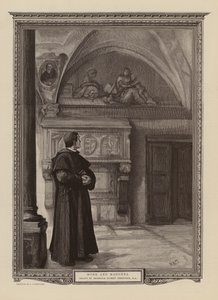 Moine et Madone - Hubert von (after) Herkomer