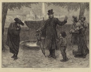 Un cardinal romain et son valet - Hubert von Herkomer