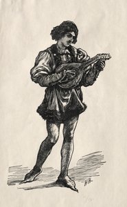 Un troubadour - Hubert von Herkomer