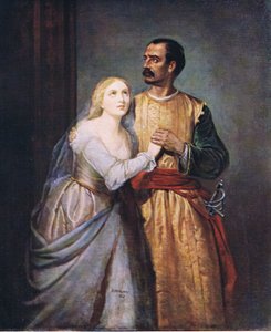 Othello et Desdémone - Hubert von Herkomer