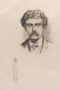 Portrait de Cecil Lawson, 1882 - Hubert von Herkomer