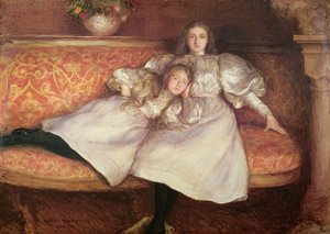 Les filles du baron von Erlanger - Hubert von Herkomer