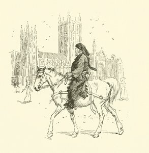 Geoffrey Chaucer à cheval