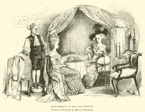 Coiffure au siècle dernier - Hugh Thomson