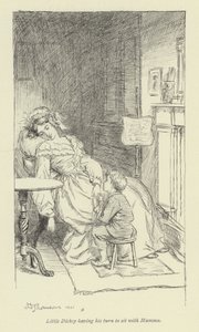 Illustration pour Amos Barton par George Eliot - Hugh Thomson