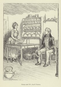 Illustration pour Amos Barton par George Eliot - Hugh Thomson