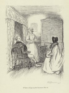 Illustration pour Amos Barton par George Eliot - Hugh Thomson