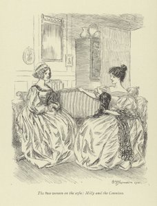 Illustration pour Amos Barton par George Eliot - Hugh Thomson
