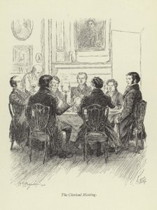 Illustration pour Amos Barton par George Eliot - Hugh Thomson
