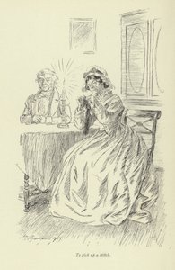 Illustration pour Amos Barton par George Eliot - Hugh Thomson