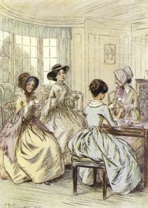 Illustration pour Amos Barton de George Eliot - Hugh Thomson