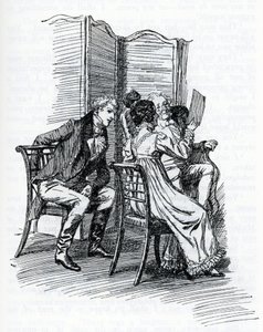 Illustration pour "Emma" de Jane Austen. Par Hugh Thomson (illustration) - Hugh Thomson