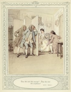 Illustration pour She Stoops to Conquer de Goldsmith