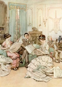 Illustration pour Le Admirable Crichton de J M Barrie - Hugh Thomson