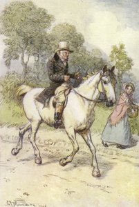 Illustration pour Le Repentir de Janet de George Eliot - Hugh Thomson