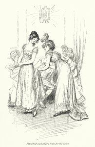 Illustration pour Northanger Abbey de Jane Austen - Hugh Thomson