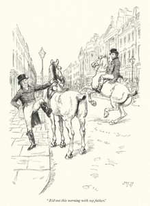 Illustration pour Northanger Abbey de Jane Austen - Hugh Thomson