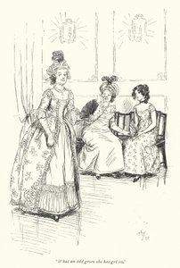 Illustration pour Northanger Abbey de Jane Austen - Hugh Thomson