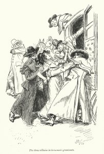 Illustration pour Northanger Abbey de Jane Austen - Hugh Thomson
