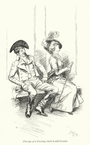 Illustration pour Northanger Abbey de Jane Austen - Hugh Thomson